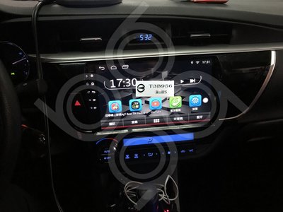Toyota Altis -10吋安卓專用機+360度環景.九九汽車音響(台中市-五權店).公司貨保固一年