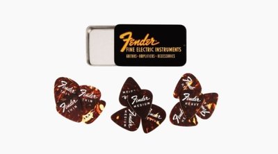 【老羊樂器店】開發票 Fender FINE ELECTRIC INSTRUMENTS (12片入) pick 彈片