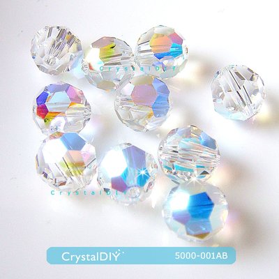 奧地利SW水晶串珠#5000 水晶亮彩(#001AB) 10mm每包10顆