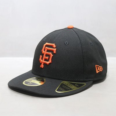 【Japan潮牌館】New Era帽59FIFTY全封閉平檐帽球員版MLB正品舊金山巨人隊SF黑