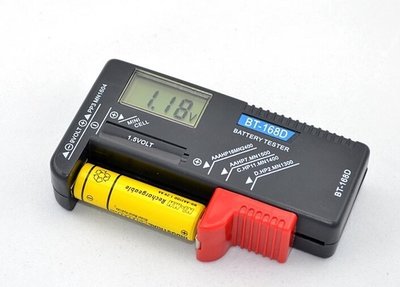 @拚評價最便宜@液晶型通用型電池測試器電量測試檢測器電量顯示電壓數字式各種電池水銀方型電池都可檢測