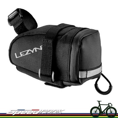 【速度公園】LEZYNE 吊掛式座墊包 M-CADDY 黑色 0.4L 綁帶式 座墊包