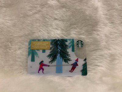 美國 星巴克 STARBUCKS 2018 鋸樹 聖誕系列 隨行卡 儲值卡 星巴克卡 收藏