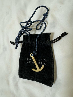 Miansai 船錨 魚鉤 手環 手鍊 金銅鉤 海軍藍繩