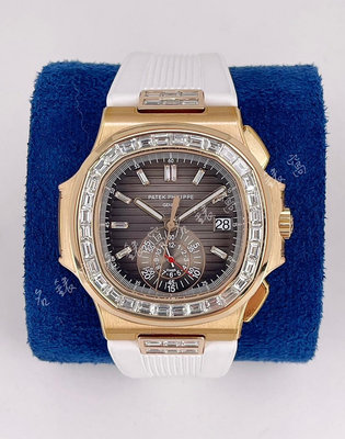 【現貨】Patek Philippe 百達翡麗 PP Nautilus 5980R 金鷹 鸚鵡螺 精鑲鑽石 玫瑰金 5712 5990 面洽