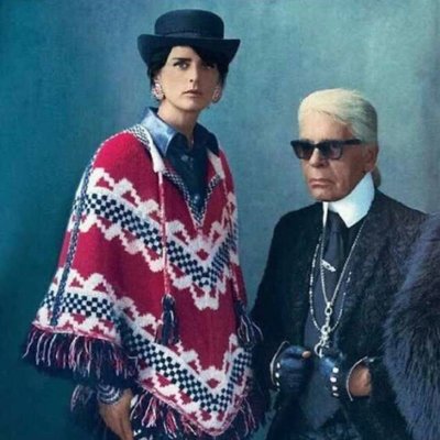 Chanel ❤️ 波西米亞 斗篷 披肩