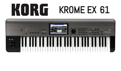 ♪♪學友樂器音響♪♪ KORG Krome EX61 合成器 音樂工作站 61鍵