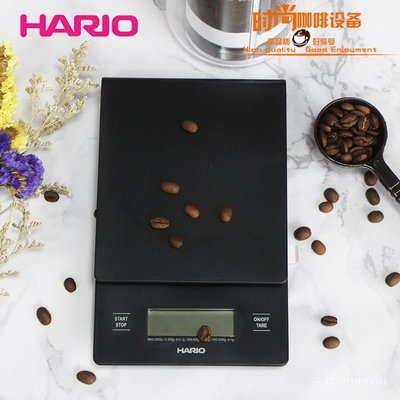 現貨Hario手沖咖啡多功能計時V60電子秤Drip Scale計時秤VST克稱