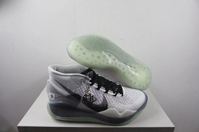 【高品質現貨】Nike KD12 杜蘭特12代 減震防滑耐磨 實戰籃球鞋男鞋 夜光白灰