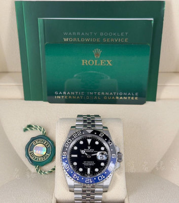 【現貨】Rolex 勞力士 GMT 二地時間 126710blnr 藍黑圈 蝙蝠俠 126711 五珠帶 21年