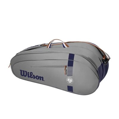 下殺-WILSON Roland Garros Team 6支裝 球袋 2022 RG 法網限量款拍袋軟網拍 網拍
