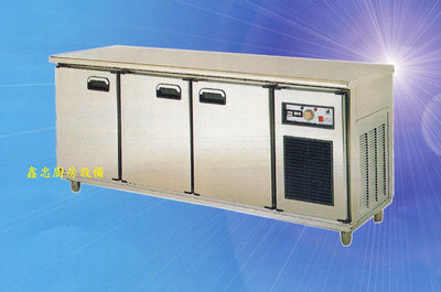 鑫忠廚房設備-餐飲設備-HL系列：全新六尺工作台冰箱-賣場有烤箱-電磁爐-烤箱-微波爐-水槽-出爐架-西餐爐-咖啡機-攪拌機