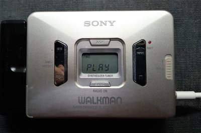 KV卡站 SONY Walkman索尼 FX855 香檳金 磁帶卡帶式隨身聽 日本製造 MADE IN JAPAN