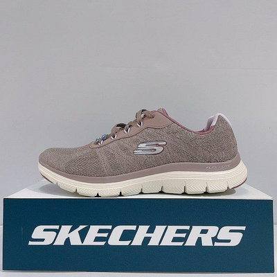 SKECHERS FLEX APPEAL 4.0女生 藕色 舒適 透氣 寬楦 運動 慢跑鞋 149570WMVE