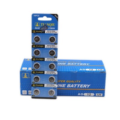 天球 紐扣電子電池AG12 LR43 386 SR43 186 LR1142 遙控器溫度計  (單顆售價)