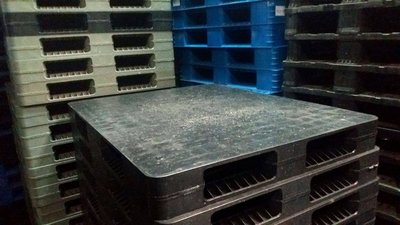 二手棧板/塑膠棧板 140x110 重型雙密面棧板 可荷3噸重