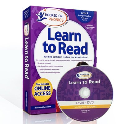 英文原版自然拼讀 Hooked on Phonics Learn to Read - Level 4 迷上了語音學習閱讀