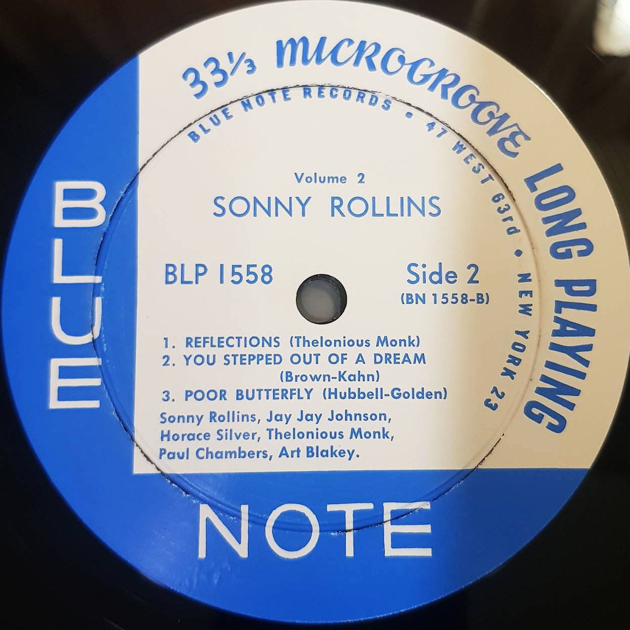 元時のJP日本盤黑膠唱片《日版LP 現貨》BLUE NOTE 藍標爵士唱片BLP 1558 SONNY ROLLINS | Yahoo奇摩拍賣