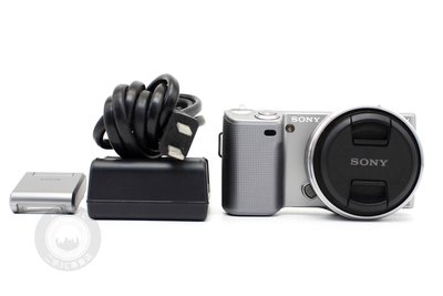 【高雄青蘋果3C】SONY NEX5 銀 NEX-5 + 16MM F2.8 單鏡組 二手相機#80679