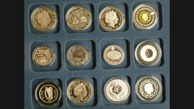 銀幣1999/2000年皇家造幣廠千禧年銀幣盒證24枚/期貨