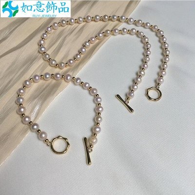 手工項鍊中國AK珍珠項鍊珍珠手鏈高品質項鍊~如意飾品