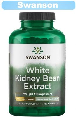 白芸豆 阻斷 500mg180粒 White Kidney Bean 斯旺森SWANSON