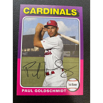 MLB Paul Goldschmidt archives 印刷簽 紅雀隊