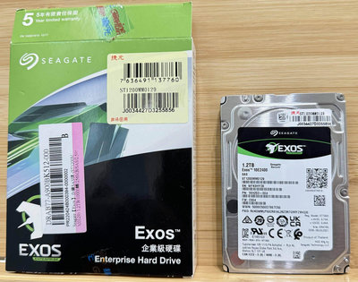 SEAGATE 【Exos】 1.2TB SAS 2.5吋 10000轉 企業級內接硬碟(ST1200MM0129)