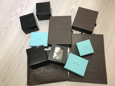 LOUIS VUITTON Tiffany & Co agnes b 精品品牌 盒子 紙盒 戒指 項鍊 皮夾 錶盒 手環