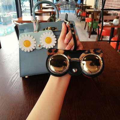 【J&N】眼鏡袋便攜可愛眼鏡盒ins太陽眼鏡保護套眼睛墨鏡盒女眼鏡包掛飾 眼鏡包