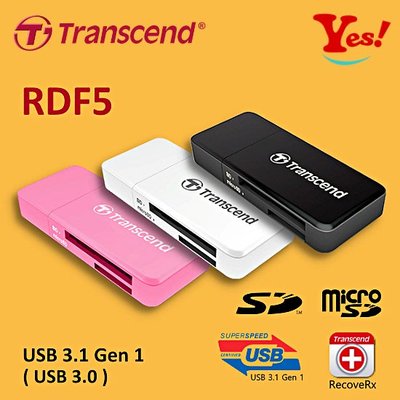 【Yes❗️公司貨】創見 Transcend MicroSD SD Reader RDF5 USB 3.1 讀卡機