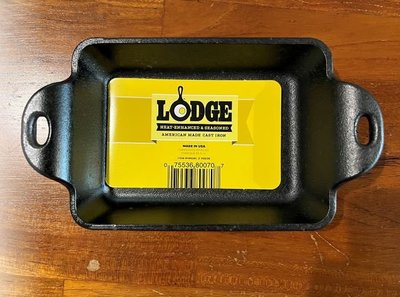 ~*^^*~ 瓶子雜貨鋪【全新】美國 LODGE 迷你長方形鑄鐵焗烤盤