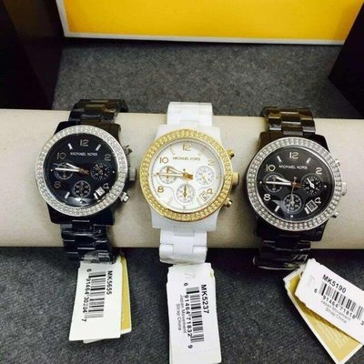 熱銷特惠 MK5188 MK5190 MK5237 MK5655精美陶瓷女錶水鑽手錶明星同款 大牌手錶 經典爆款