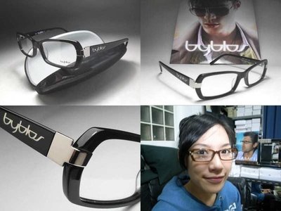 信義計劃 眼鏡 byblos 義大利製 方框 可配 抗藍光 全視線 多焦 eyeglasses 彈簧搭配襯衫外套背包