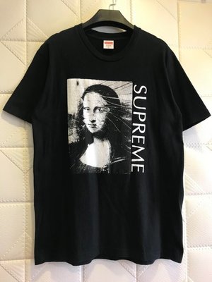 Supreme Mona Lisa tee 蒙娜麗莎黑M | Yahoo奇摩拍賣