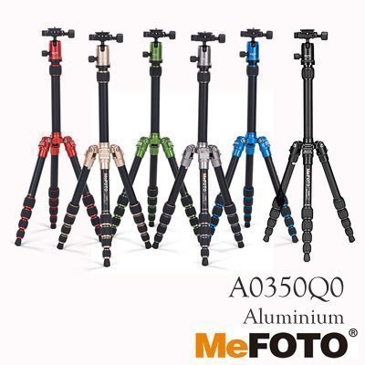 現貨  MEFOTO A0350Q0 反折式 三腳架 鎂鋁合金  勝興公司貨