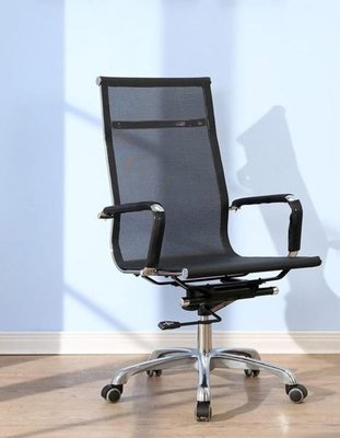 全網高背鋁合金腳PU輪辦公椅 電腦椅(免組裝) 【伶靜屋】【型號CH252-13】