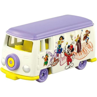 多美迪士尼小汽車 100週年紀念版巴士 經典版(紫) (DISNEY MOTORS) 91387