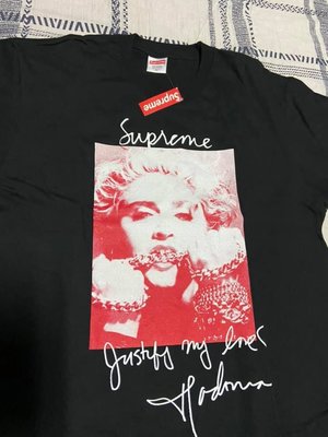 Supreme Madonna Tee 瑪丹娜 照片TEE 黑色M號