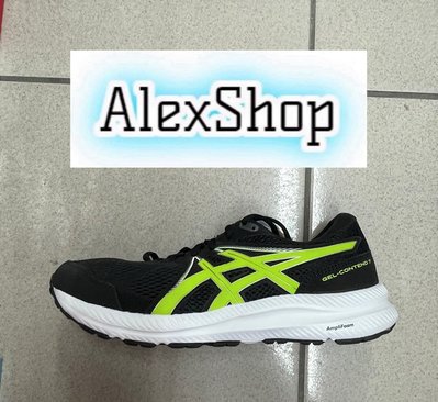 艾力克斯 ASICS GEL-CONTEND 7 (4E寬楦) 男 1011B039-009 黑綠 慢跑鞋 全
