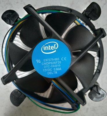 全新未使用intel原廠鋁製4-pin CPU 散熱風扇，Socket: 1155/1156/1150/1151