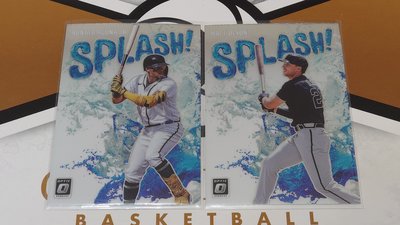 MLB RONALD ACUNA JR. SPLASH!特卡；MATT OLSON SPLASH!特卡(兩張一起賣)