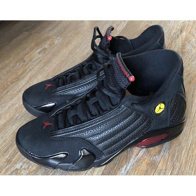 【流行潮品】Air Jordan 14 Last Shot 黑紅 最後一投（2018）籃球 運動 現貨487471-003慢跑鞋