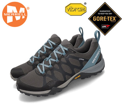 丹大戶外 美國【MERRELL】戶外鞋 Siren 3 GTX 運動 女鞋 登山/越野/耐磨 深灰/霧藍 ML83146