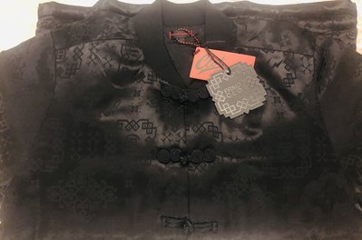 M全新 CLOT x fragment design "BLACK SILK JACKET"