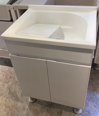 霧白60X46公分人造石洗衣槽(德浦藝術廚浴家具)