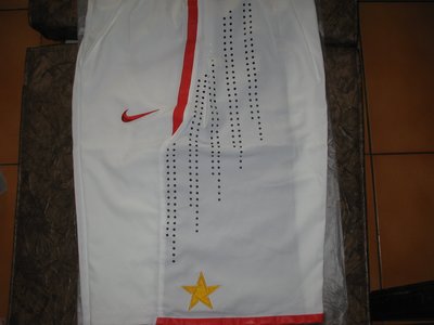 NIKE 2010 世錦賽 中國男籃 球員版 球褲 M號 全新  KOBE LBJ 完售