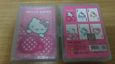 Hello Kitty 凱蒂貓盒裝撲克牌 (授權製造雷射三麗鷗發行)