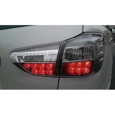 威德汽車 HID TOYOTA 原廠 2013 NEW WISH 小改款 燻黑 透明 LED 尾燈組 含尾飾條
