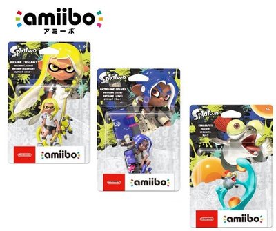 【桌子電玩】NS Switch 斯普拉遁3 amiibo 漆彈大作戰3 NFC 玩偶 公仔 2022年冬季預定 漆彈3